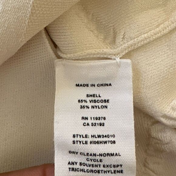 HELMUT LANG Cream Jacquard Long Sleeve Top - Picture 9 of 10